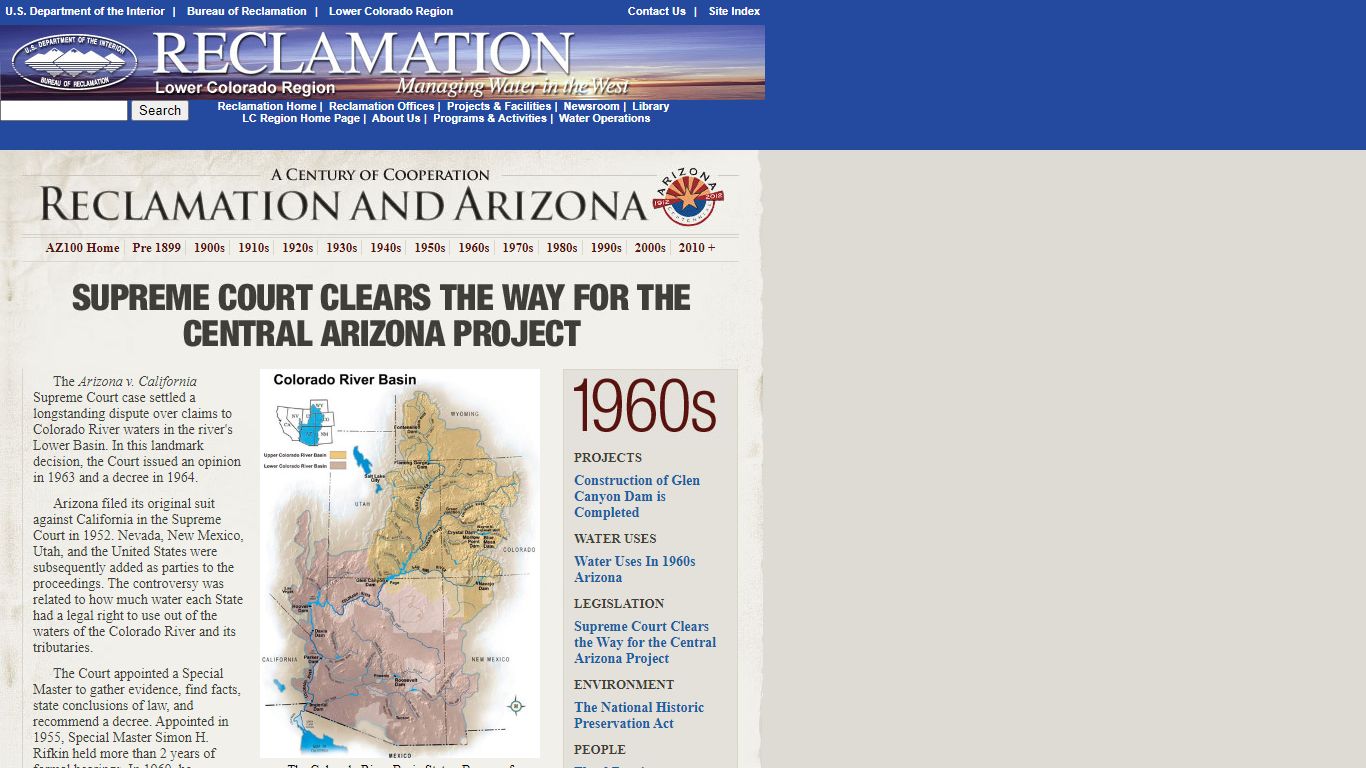 Arizona - usbr.gov